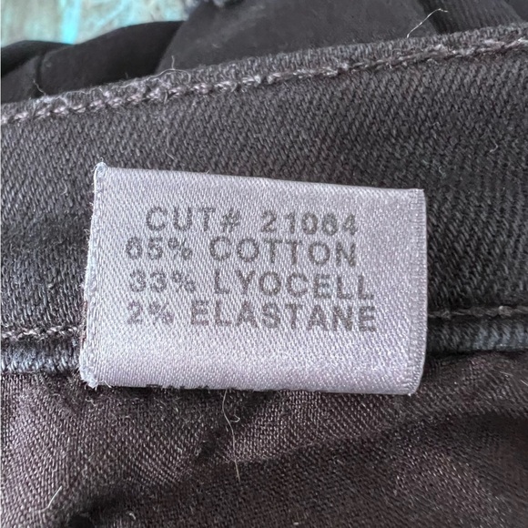 J Brand Black Distressed Skinny Jeans  Raw Hem Size 31 - Picture 11 of 15